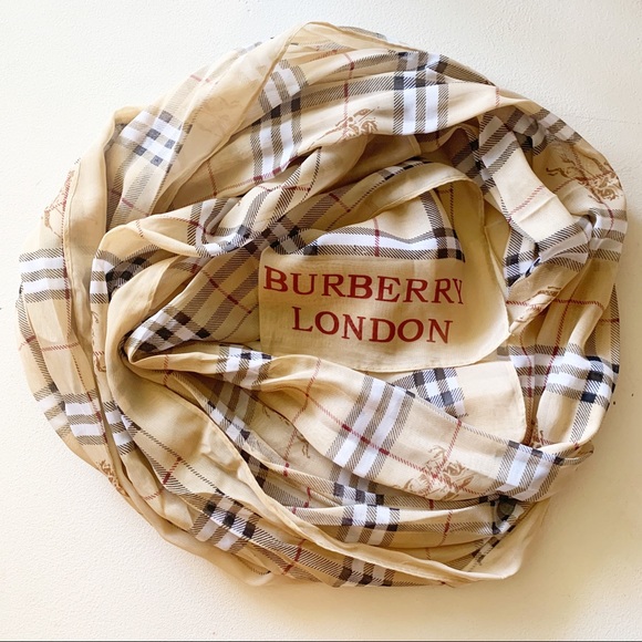 Burberry Accessories - Burberry - Scarf Sheer Signature Nova Knights